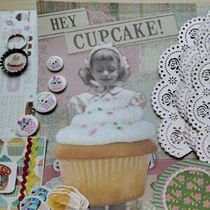 Cupcake Theme Junk Journal & Decorating Scrap Pack
